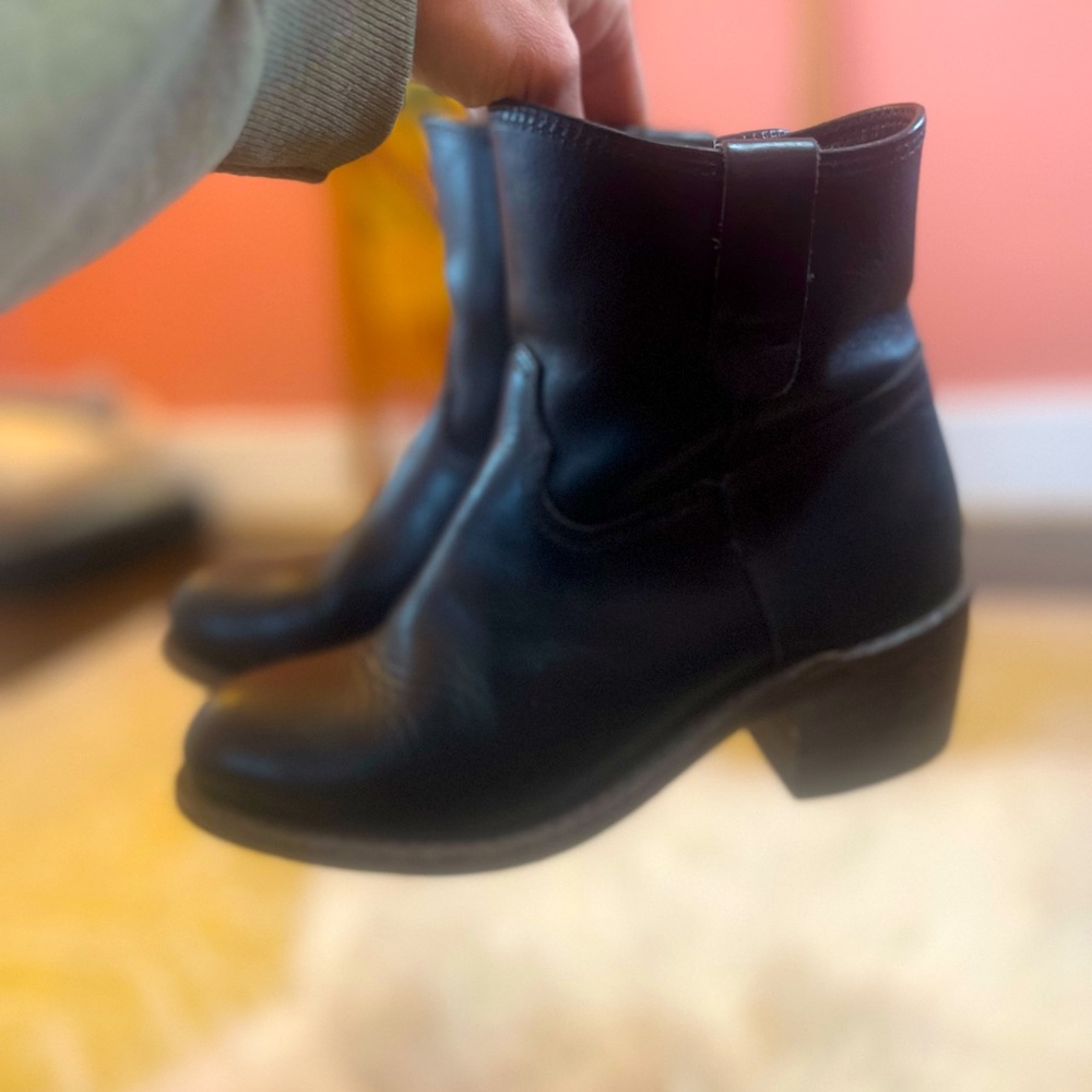 Red Wing 2nd women’s BLACK boots leather